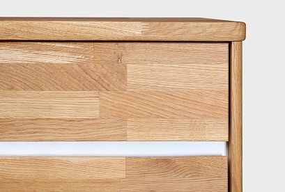 Комод "Wallstreet" 6; *А-012.108; к-бейц-масло, ф-бейц-масло, вст-белый
