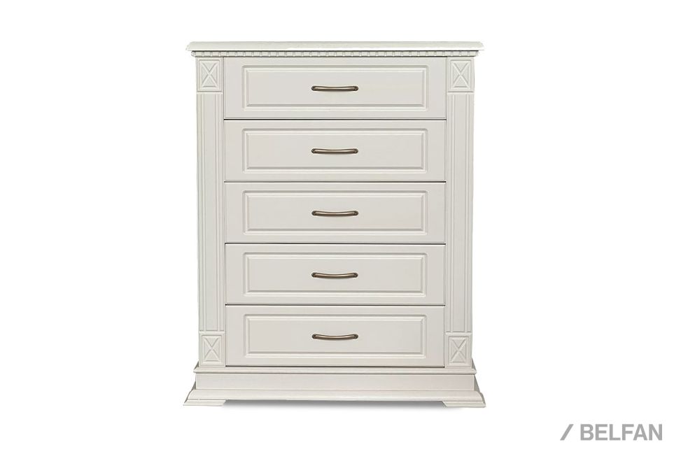 Комод высокий «Верди Люкс» массив и шпон дуба 2