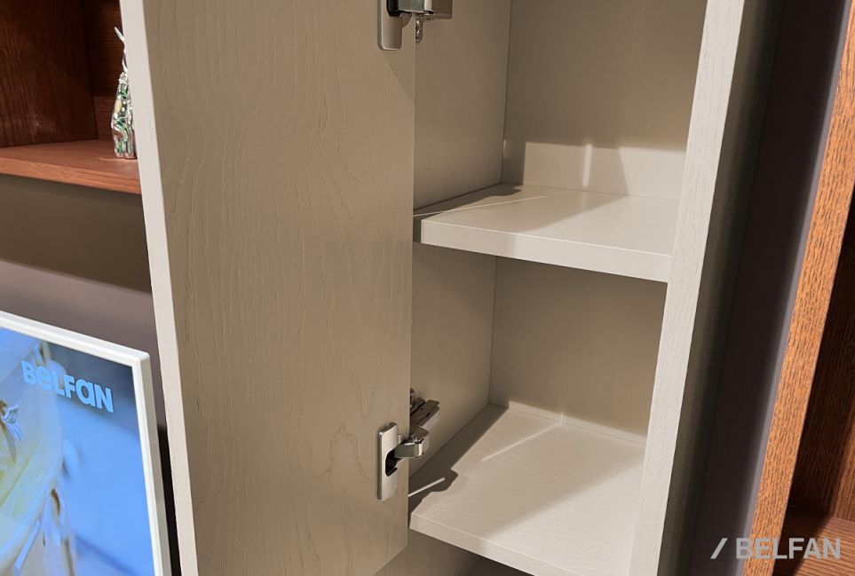 Шкаф настенный "Сакраменто" (правый) массив и шпон дуба, МДФ 6