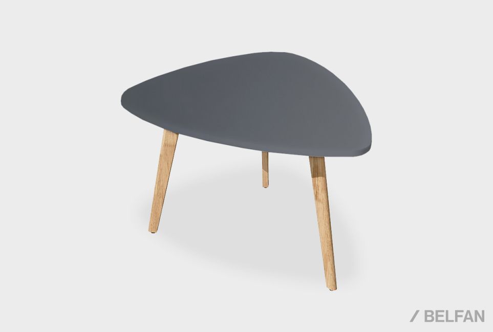 Стол журнальный "Wallstreet" треугольный 265 массив дуба, МДФ 1