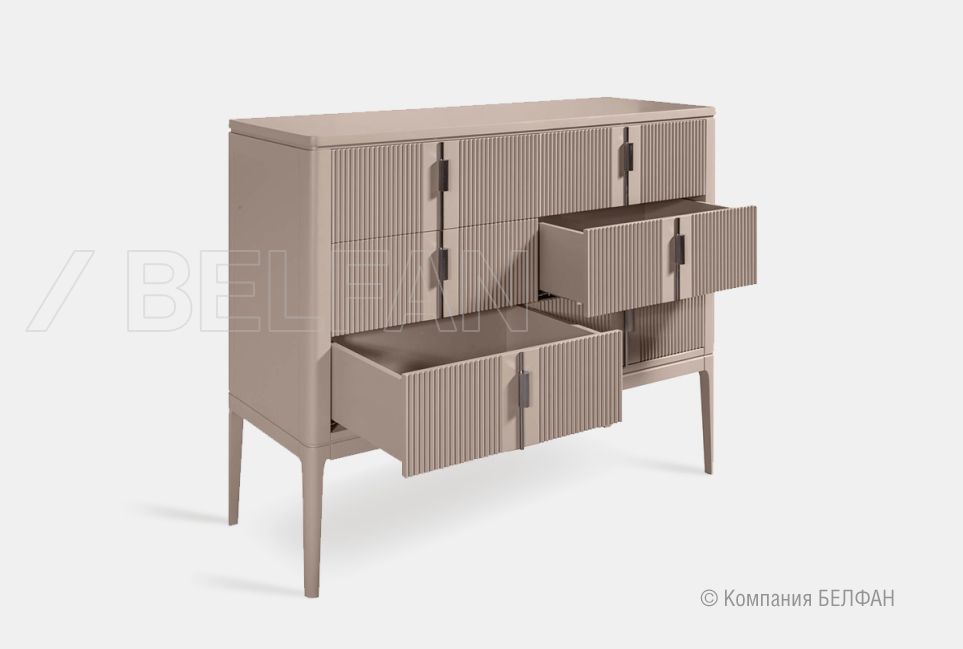 Комод "Dune" 6 массив березы, МДФ 5