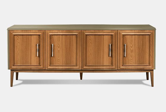 Тумба "Сакраменто" 4 массив и шпон дуба, МДФ 2