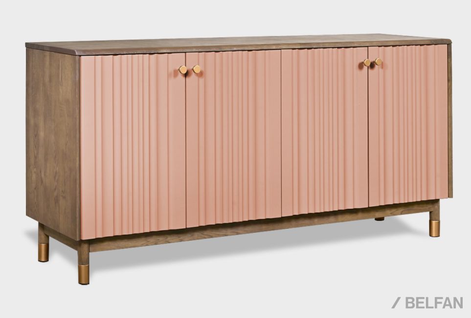 Тумба "Меридиан" 4 массив дуба, МДФ 1