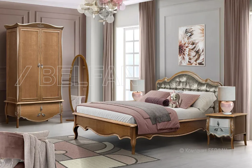 Детская «Трио» #3 коньяк с серебряной патиной + серебро