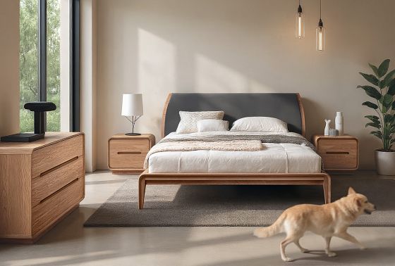 Кровать "Монблан" массив дуба 9