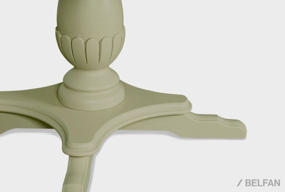 Стол обеденный "Оливия" (круглый) массив и шпон ольхи 5