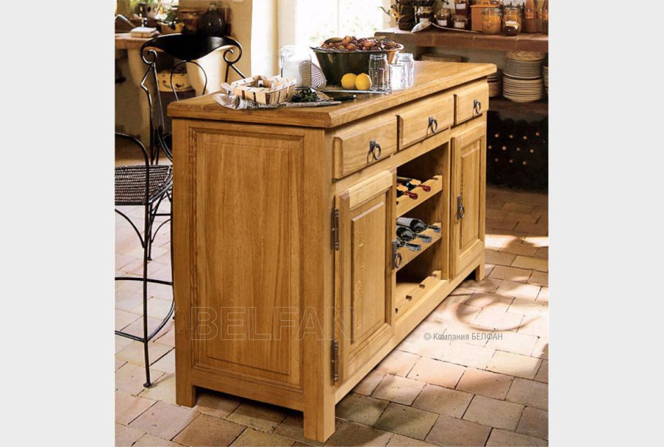 Тумба-бар "Gordes"; лак с патиной