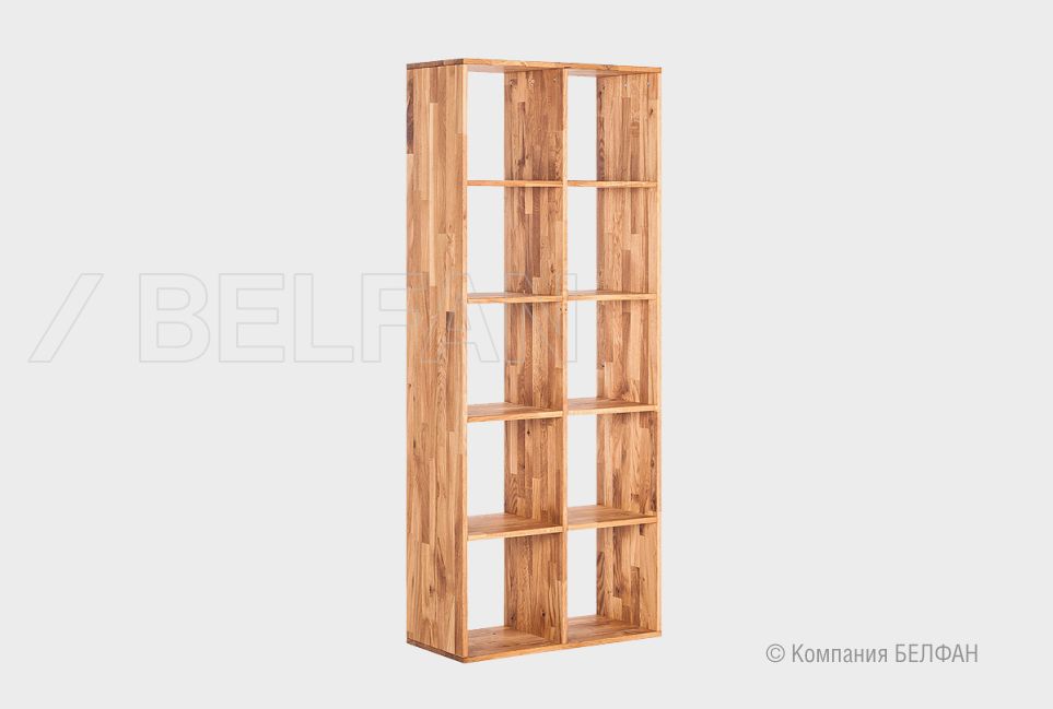 Стеллаж открытый "Art Collection" 10 массив дуба 4