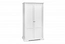 Шкаф 2-х дверный для прихожей "Лика" ; белая эмаль