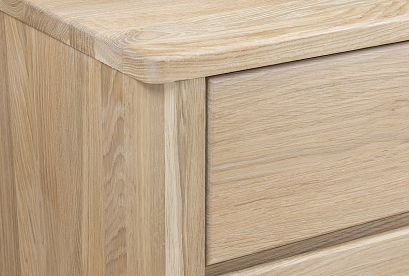 Тумба прикроватная "Норд"; белёный дуб