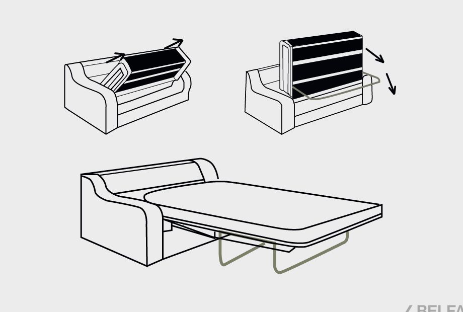 "Милан-1" диван 3-х местный 4