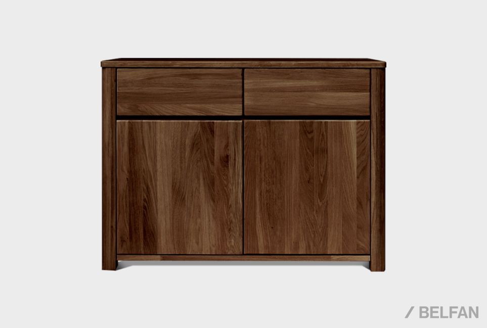 Тумба 2-х дверная "Норд" массив дуба 2