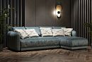 "Kassel" диван с оттоманкой XL; нераскл.; 3L6MR; правый; Tiffany 12+Tiffany 02 (гр.Т6/МТХ)