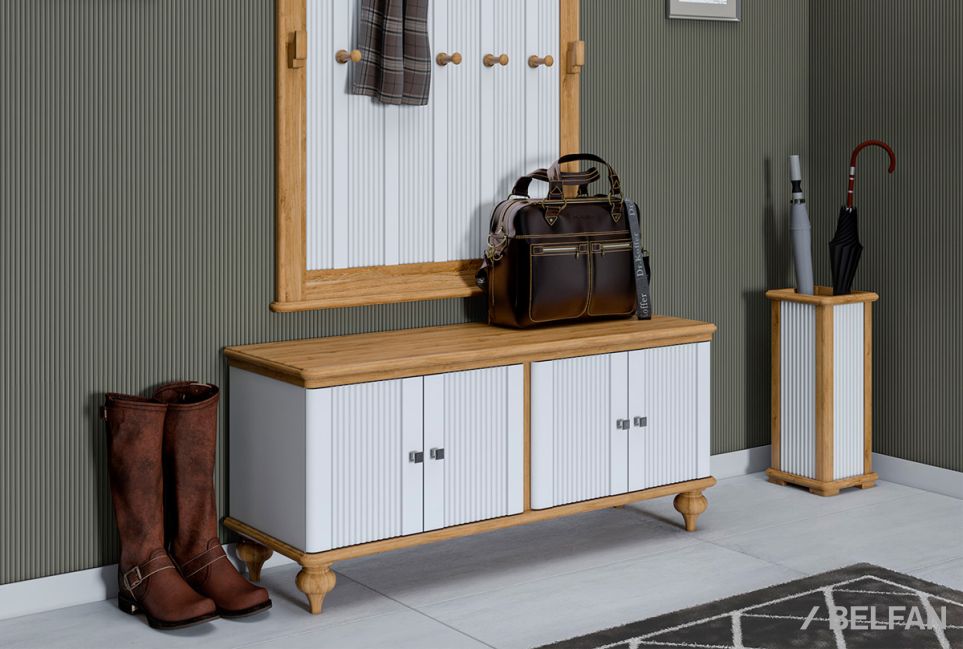 Вешалка настенная "Рандеву" 160 массив сосны 5