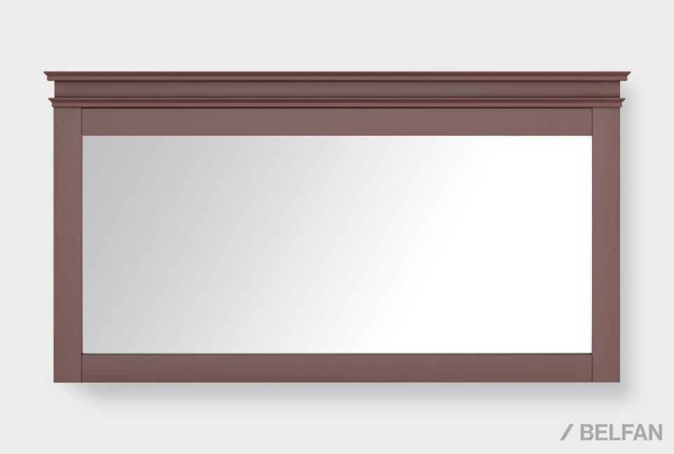 Зеркало настенное "Сакраменто" 145 МДФ, шпон дуба 1