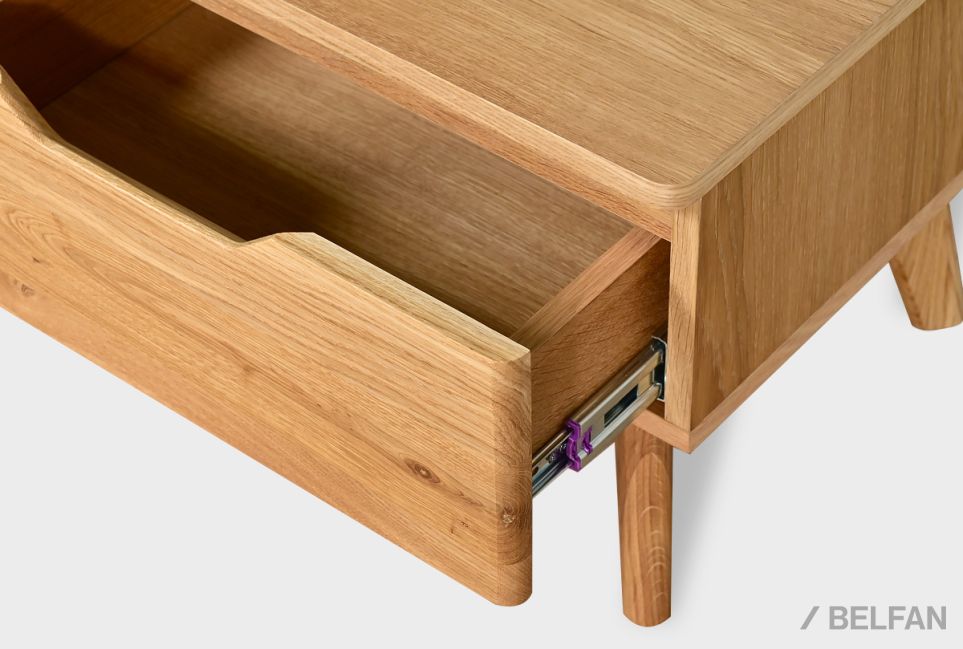 Тумба прикроватная "Elva" B-1 массив и шпон дуба 2