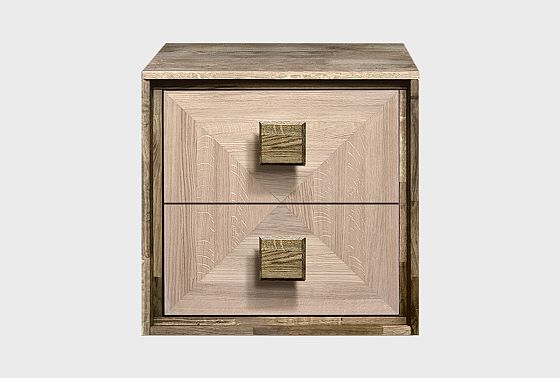 Модуль для стеллажей открытых "Cube Design" (с ящиками) массив дуба 7