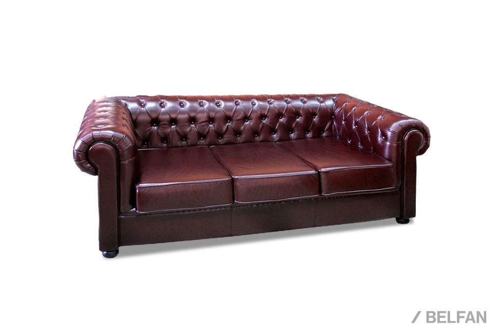 "Виконт" диван 3-х местный массив дуба 1