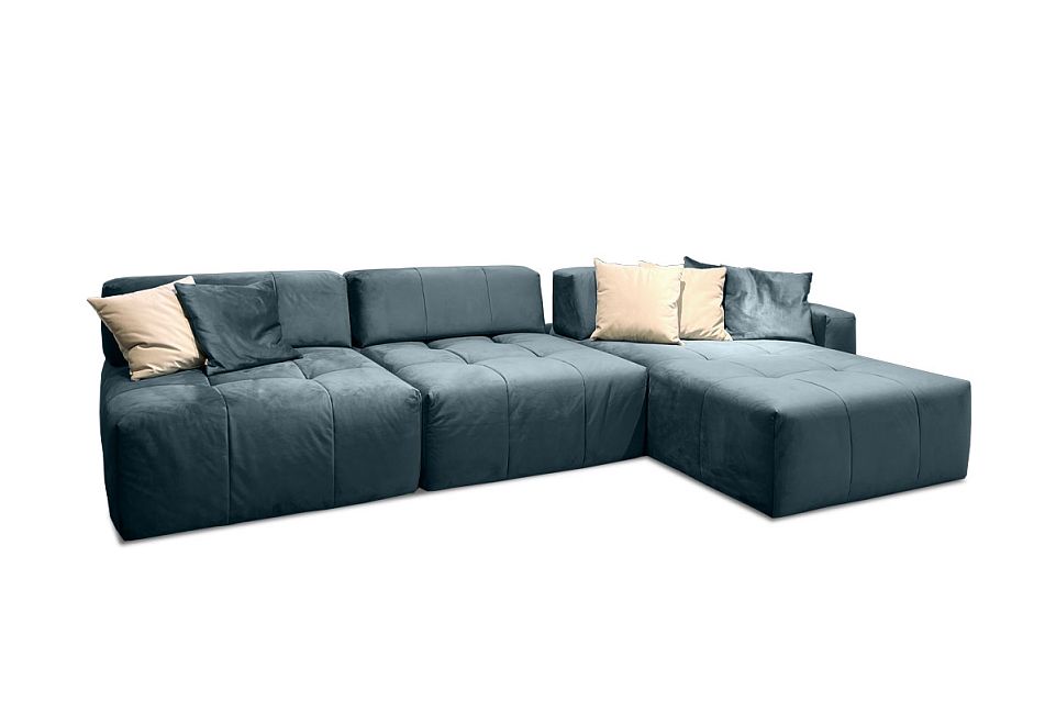 "Apollo" диван индивидуальной модификации; нераскл.; 10+18+18; Loft 08 без декор подушек (гр. 1/МТХ)