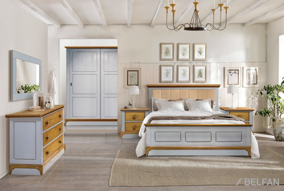 Кровать "Brianson" массив и шпон дуба, МДФ 6