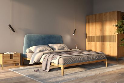 Шкаф для одежды 3-х дверный "Bergamo"; дуб натуральный