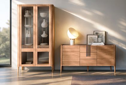 Витрина 2-х дверная "Бергамо"