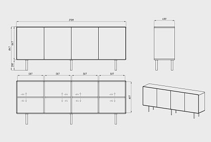 Тумба "Норман" 4