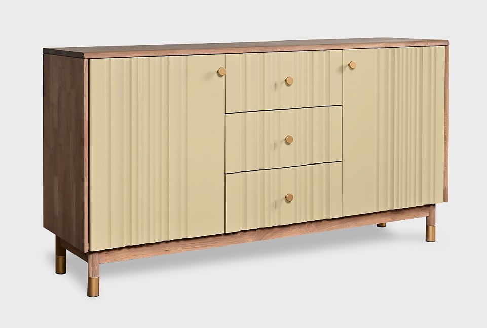 Тумба "Меридиан" 3 (с ящиками); к-торфяной дуб, ф-мускат