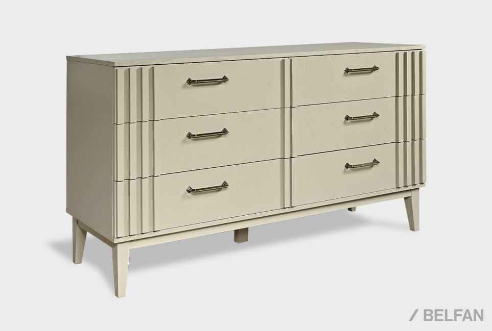 Комод "Чикаго" (6 ящиков) массив и шпон дуба 1