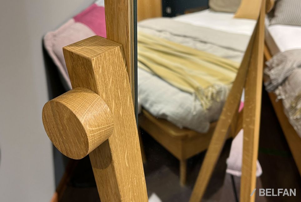 Зеркало напольное "Elva" массив и шпон дуба 2