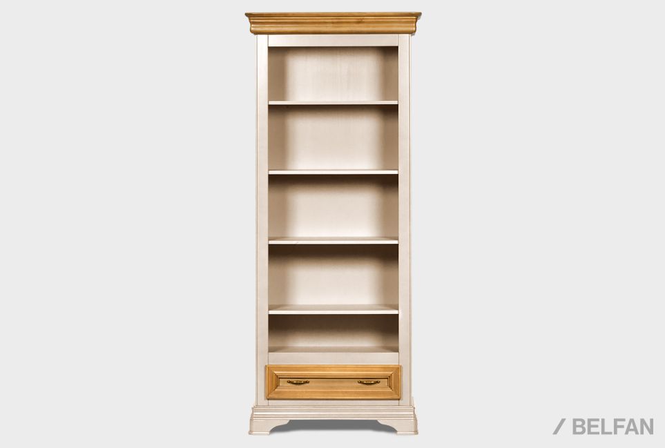 Стеллаж "Оливия" массив и шпон ольхи 3