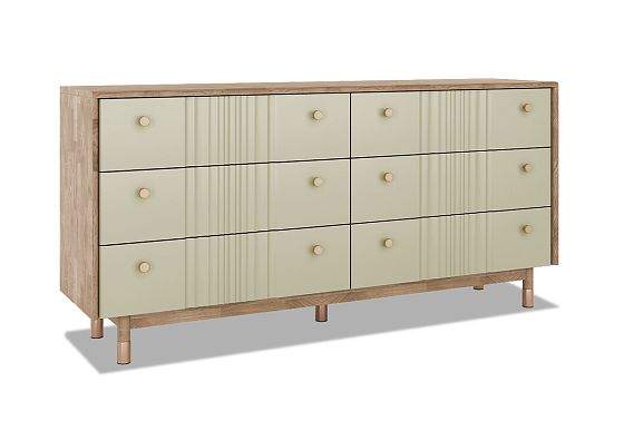 Комод "Меридиан" 6 массив дуба, МДФ 2