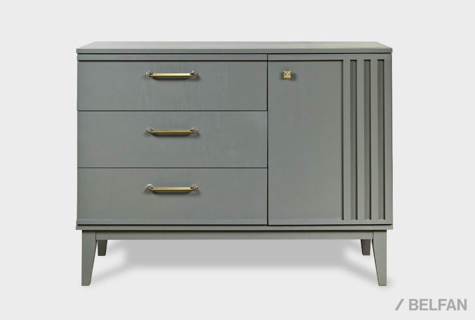 Комод "Chicago" (3 ящика) массив и шпон дуба 1