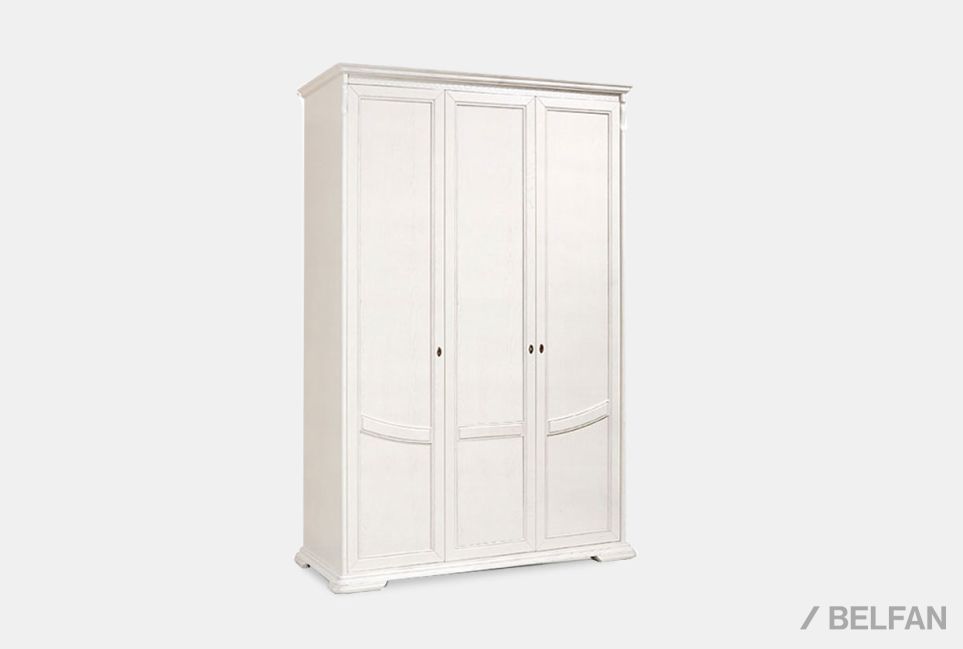 Шкаф для одежды 3-х дв. "Лика" (без зеркала) массив и шпон дуба 1