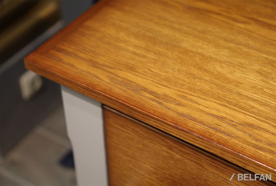 Тумба прикроватная "Brianson" массив и шпон дуба, МДФ 4