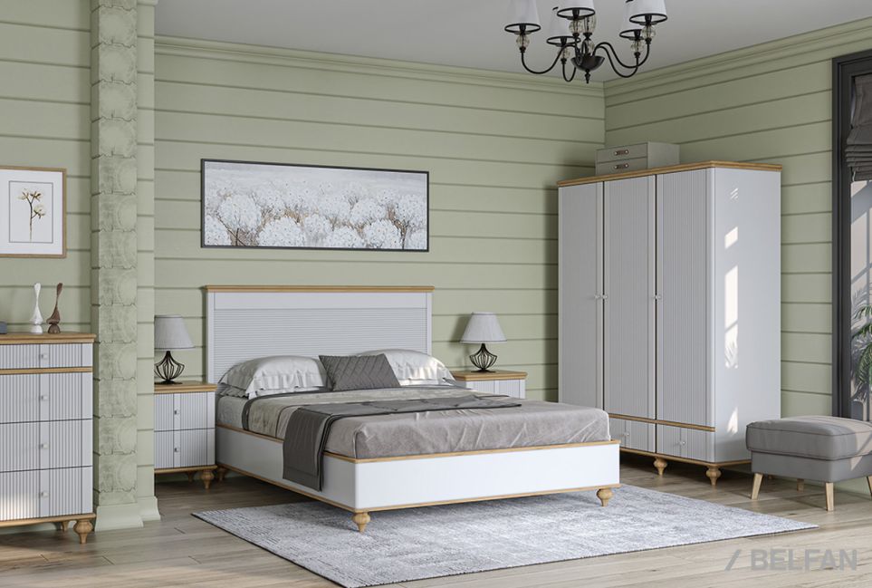 Кровать "Рандеву" массив сосны 3