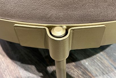 "Ливио" кресло; нераскл.; золото; Tiffany 29+Tiffany 32 (гр. 1 /МТХ)