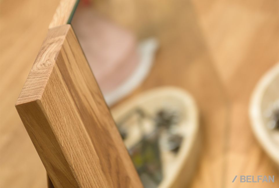 Зеркало к столу туалетному "Алина" массив дуба 2