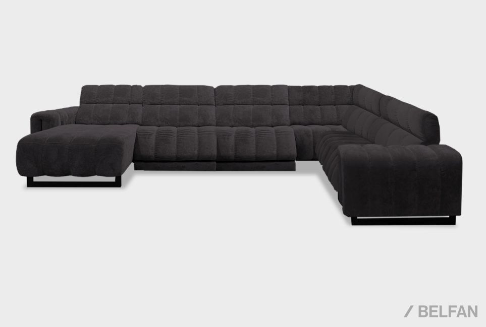 "Genesi" диван угловой с оттоманкой 1