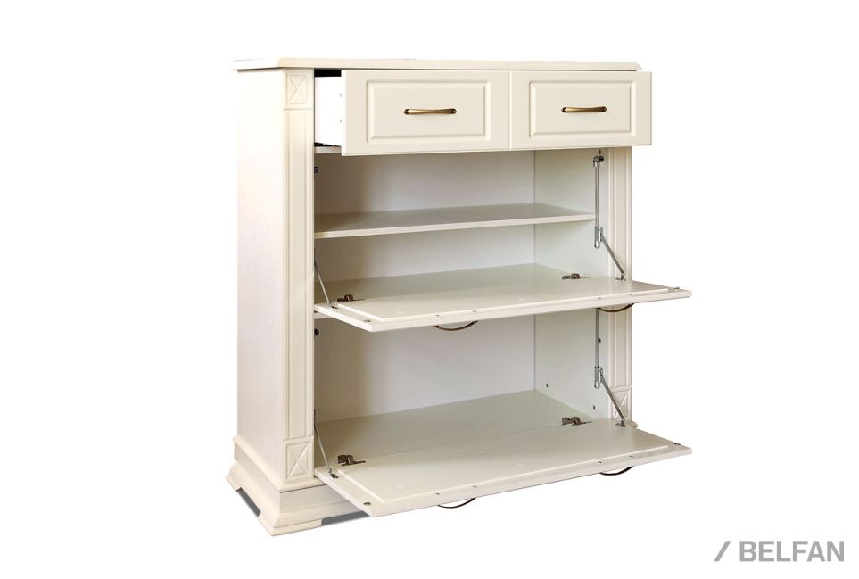 Тумба для обуви "Верди Люкс" 21 массив и шпон дуба 3