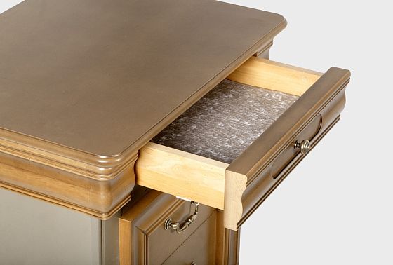 Комод "Оливия" высокий массив и шпон ольхи 7