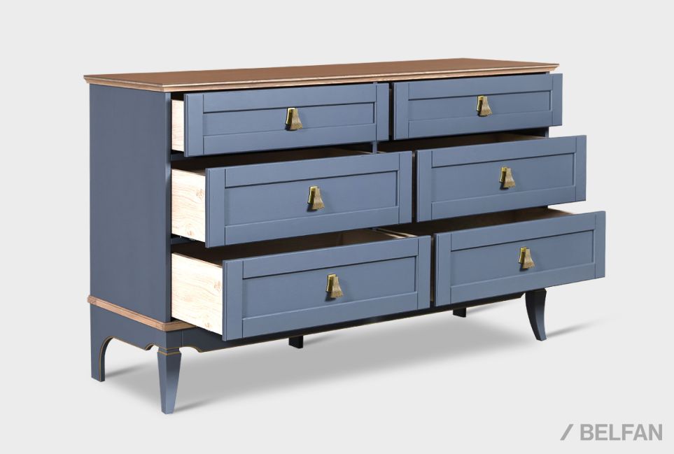 Комод "Стюарт" 6 массив и шпон дуба 6