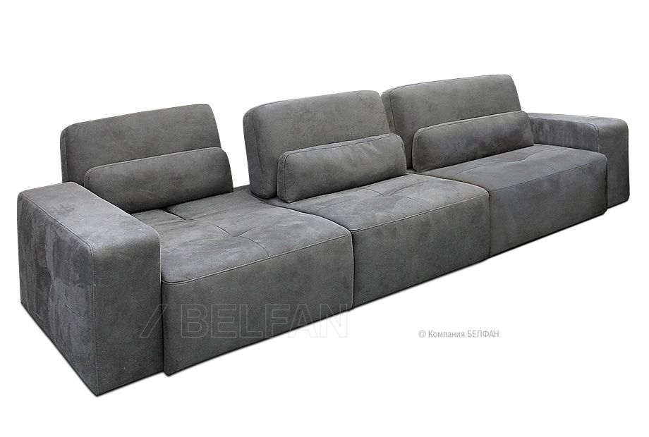 "Бакстер" диван 3-х модульный; нераскл.; М0+М1+М1+М1+М0; начальная группа ткани