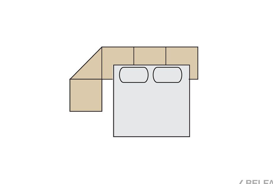 "Рафаэль" диван 4-х местный угловой 3