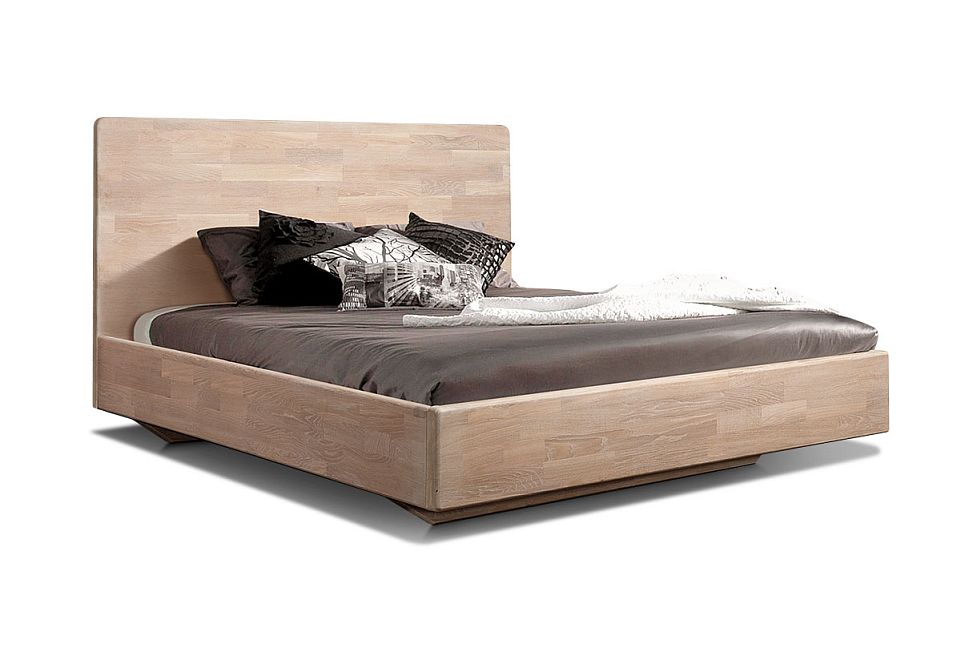 Кровать "Рейн" 180; без основания, без матраса; (1800x2000); белёный дуб