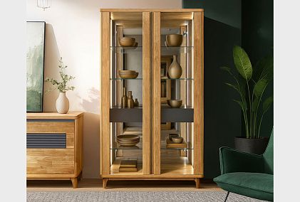 Витрина 2-х дверная "Wallstreet"