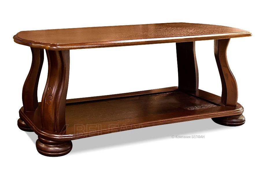 Стол журнальный "Амадей" (прямоугольный); орех