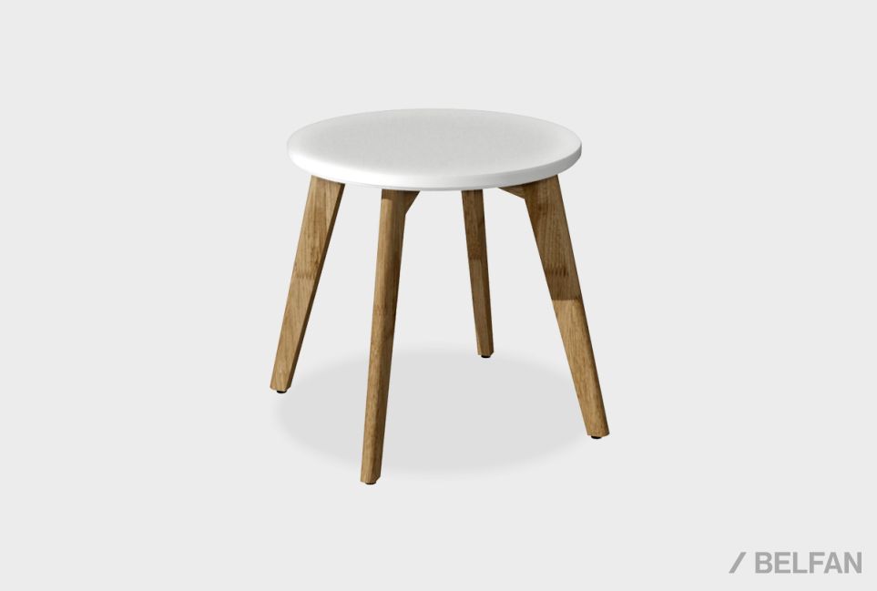 Стол журнальный "Wallstreet" круглый 263 массив дуба, МДФ 1