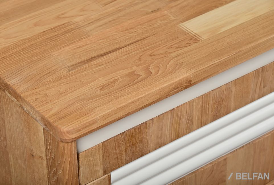 Тумба под ТВ "Wallstreet" 170 массив дуба, МДФ 3