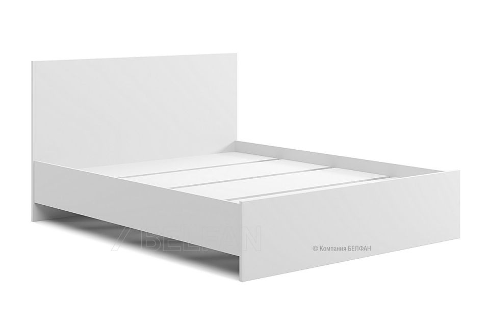 Кровать "Сноули"; без основания, без матраса; (900x2000); белый